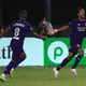 Nani of Orlando City SC celebrates the second goal of his team during a match between Orlando City and Inter Miami as part of MLS is back Tournament